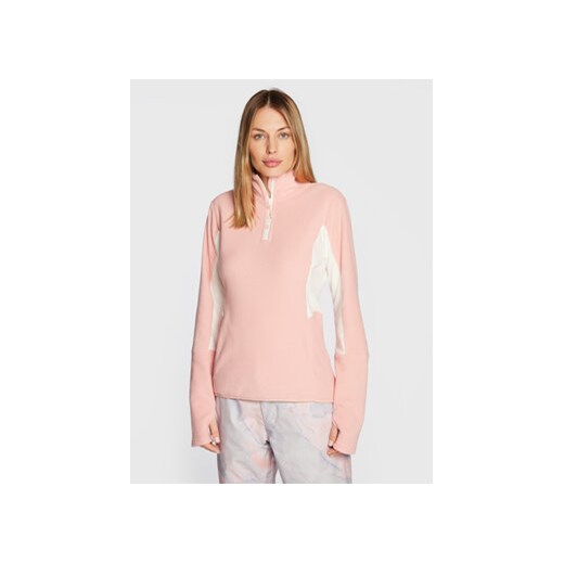 Roxy Polar Sayna ERJFT04552 Różowy Regular Fit ze sklepu MODIVO w kategorii Bluzy damskie - zdjęcie 168517551