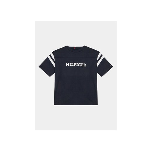 Tommy Hilfiger T-Shirt Varsity KB0KB08678 D Granatowy Regular Fit ze sklepu MODIVO w kategorii T-shirty chłopięce - zdjęcie 168517623