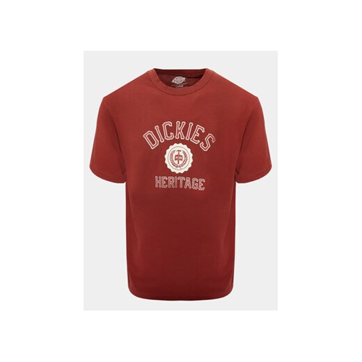 Dickies T-Shirt Oxford DK0A4YFL Bordowy Regular Fit ze sklepu MODIVO w kategorii T-shirty męskie - zdjęcie 168517761