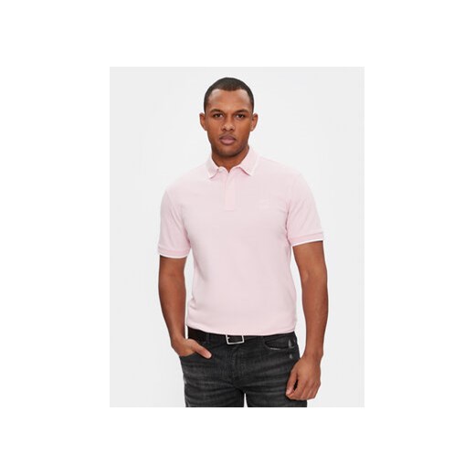 Boss Polo Passertip 50507699 Różowy Slim Fit ze sklepu MODIVO w kategorii T-shirty męskie - zdjęcie 168518374