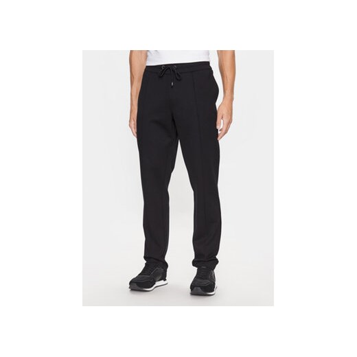 Guess Spodnie materiałowe M3YB18 KBT22 Czarny Regular Fit ze sklepu MODIVO w kategorii Spodnie męskie - zdjęcie 168518632