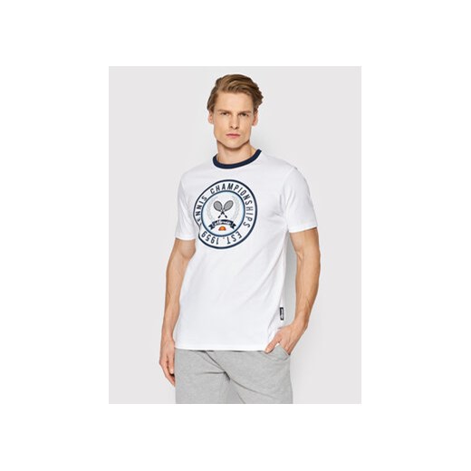 Ellesse T-Shirt Segna SHM14229 Biały Regular Fit ze sklepu MODIVO w kategorii T-shirty męskie - zdjęcie 168518781