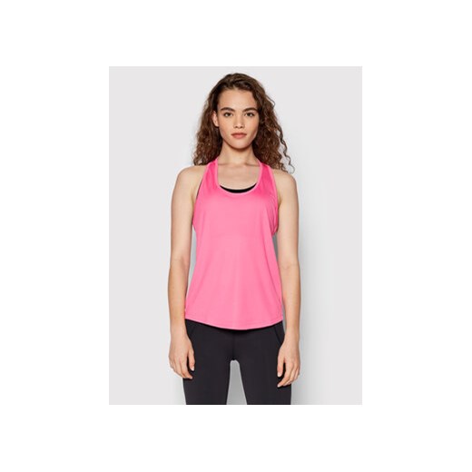 Reebok Koszulka techniczna Mesh Back H65583 Różowy Slim Fit ze sklepu MODIVO w kategorii Bluzki damskie - zdjęcie 168518890
