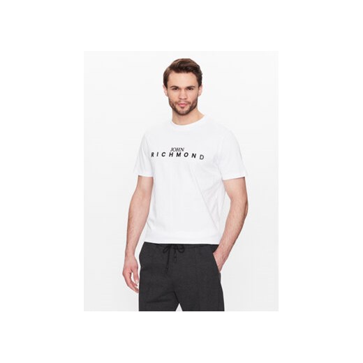 John Richmond T-Shirt Maicon RMP23231TS Biały Regular Fit ze sklepu MODIVO w kategorii T-shirty męskie - zdjęcie 168519224