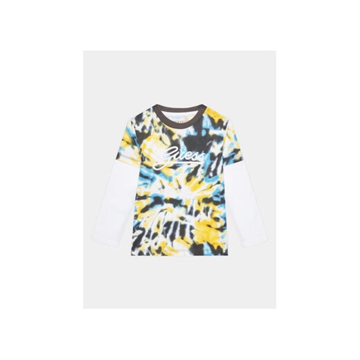 Guess Bluzka N3YI32 K8HM3 Kolorowy Regular Fit ze sklepu MODIVO w kategorii T-shirty chłopięce - zdjęcie 168519470