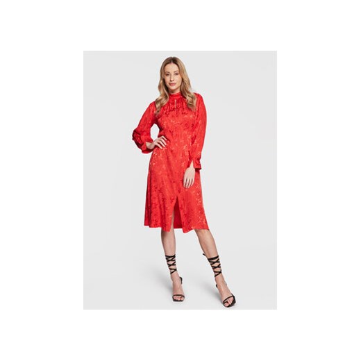 Closet London Sukienka codzienna D8228 Czerwony Regular Fit ze sklepu MODIVO w kategorii Sukienki - zdjęcie 168519720