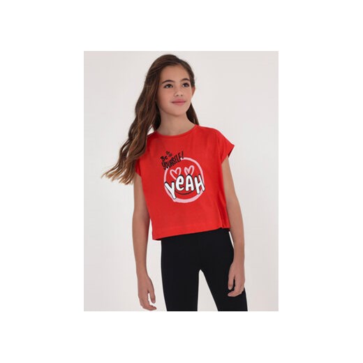 Mayoral T-Shirt 6053 Czerwony ze sklepu MODIVO w kategorii Bluzki dziewczęce - zdjęcie 168520351