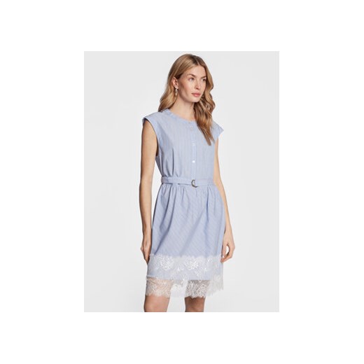 TWINSET Sukienka codzienna 231TP2154 Niebieski Regular Fit ze sklepu MODIVO w kategorii Sukienki - zdjęcie 168520863