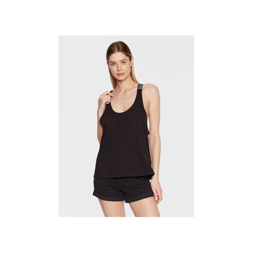 Calvin Klein Swimwear Top KW0KW02108 Czarny Regular Fit ze sklepu MODIVO w kategorii Odzież plażowa - zdjęcie 168521262