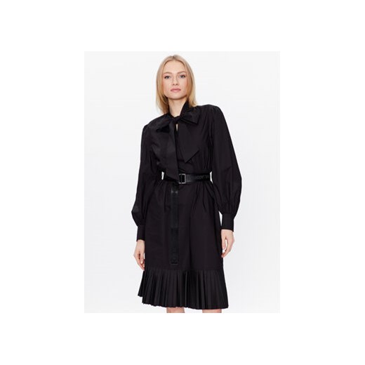 KARL LAGERFELD Sukienka codzienna 226W1302 Czarny Regular Fit ze sklepu MODIVO w kategorii Sukienki - zdjęcie 168521970