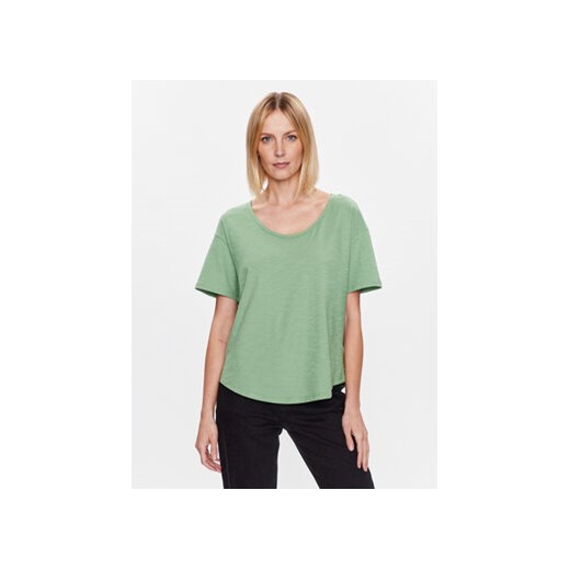 United Colors Of Benetton T-Shirt 3BVXD1033 Zielony Relaxed Fit ze sklepu MODIVO w kategorii Bluzki damskie - zdjęcie 168522583