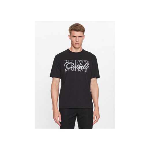 Just Cavalli T-Shirt 75OAHT04 Czarny Regular Fit ze sklepu MODIVO w kategorii T-shirty męskie - zdjęcie 168522650