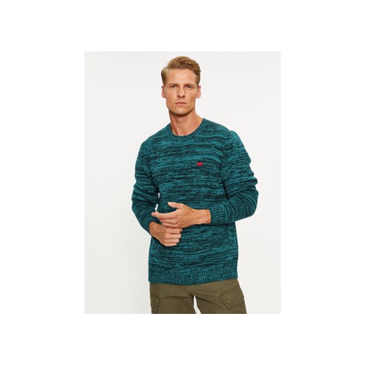 Levi's® Sweter Original Housemark A4320-0006 Zielony Standard Fit ze sklepu MODIVO w kategorii Swetry męskie - zdjęcie 168523020