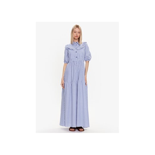 Silvian Heach Sukienka koszulowa GPP23152VE Niebieski Regular Fit ze sklepu MODIVO w kategorii Sukienki - zdjęcie 168523382