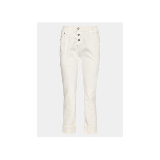 Please Jeansy P0VVHO2I5N Biały Slim Fit ze sklepu MODIVO w kategorii Jeansy damskie - zdjęcie 168523400
