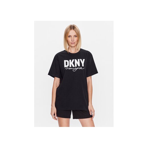 DKNY Sport T-Shirt DP3T9323 Czarny Classic Fit ze sklepu MODIVO w kategorii Bluzki damskie - zdjęcie 168523491