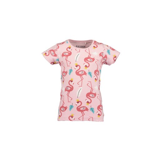 Blue Seven T-Shirt 702278 X Różowy Regular Fit ze sklepu MODIVO w kategorii Bluzki dziewczęce - zdjęcie 168524083