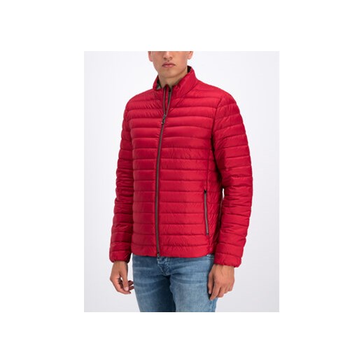 Geox Kurtka puchowa M Warrens Short Jkt M9225D T2449 F4386 Czerwony Regular Fit Geox 54 okazyjna cena MODIVO