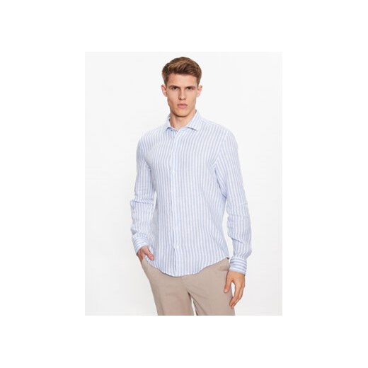 Seidensticker Koszula 01.640430 Niebieski Slim Fit ze sklepu MODIVO w kategorii Koszule męskie - zdjęcie 168524622