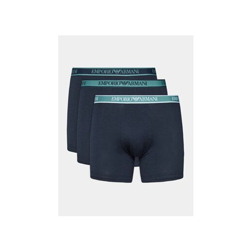 Emporio Armani Underwear Komplet 3 par bokserek 111473 3F717 64135 Granatowy ze sklepu MODIVO w kategorii Majtki męskie - zdjęcie 168524710