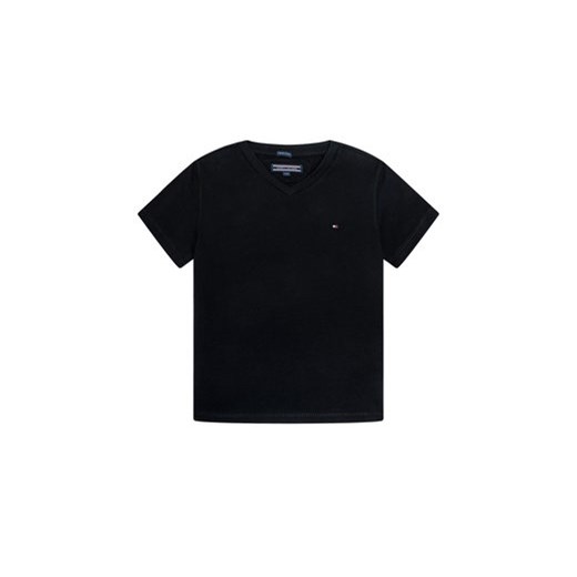 Tommy Hilfiger T-Shirt KB0KB04142 S Czarny Regular Fit ze sklepu MODIVO w kategorii T-shirty chłopięce - zdjęcie 168525152