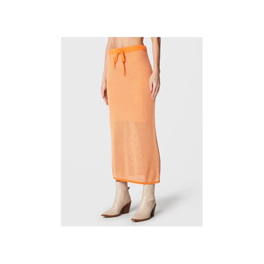 Seafolly Spódnica midi Sunray 54910-KN Pomarańczowy Regular Fit ze sklepu MODIVO w kategorii Spódnice - zdjęcie 168525172