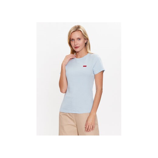 Hugo T-Shirt 50489117 Niebieski Regular Fit XS MODIVO okazyjna cena
