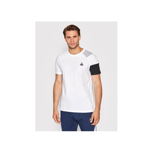Le Coq Sportif T-Shirt 2210565 Biały Regular Fit ze sklepu MODIVO w kategorii T-shirty męskie - zdjęcie 168525630