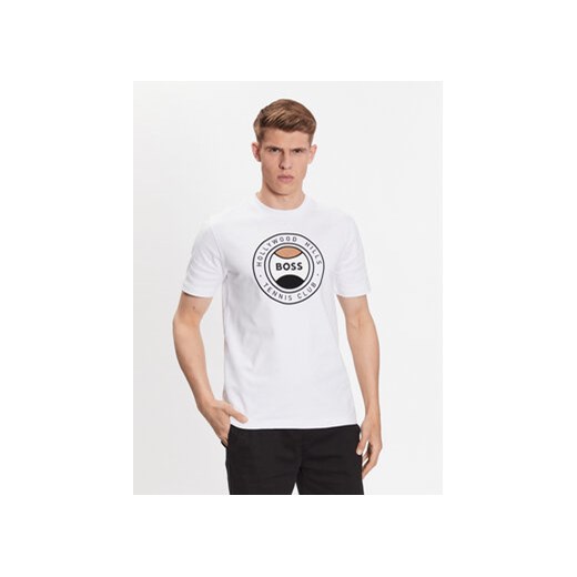 Boss T-Shirt 50486205 Biały Regular Fit ze sklepu MODIVO w kategorii T-shirty męskie - zdjęcie 168525652