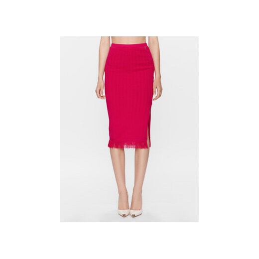 Guess Spódnica ołówkowa W3YD12 Z36D2 Różowy Slim Fit ze sklepu MODIVO w kategorii Spódnice - zdjęcie 168525670