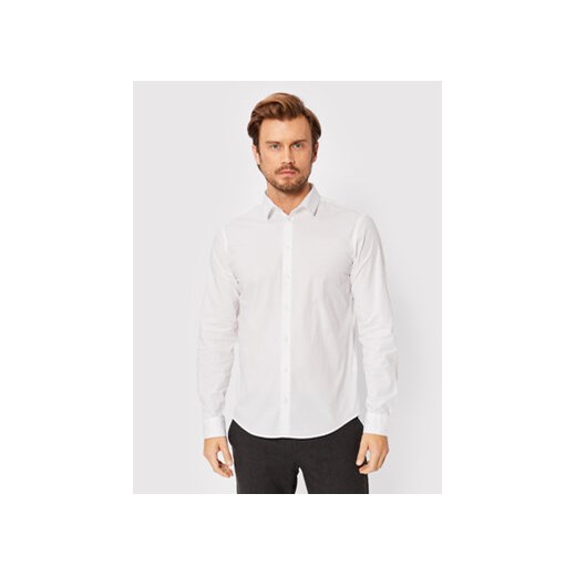 Casual Friday Koszula Palle 500924 Biały Slim Fit ze sklepu MODIVO w kategorii Koszule męskie - zdjęcie 168526210