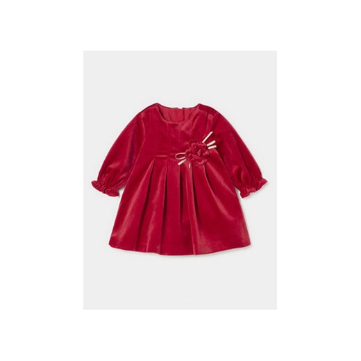 Mayoral Sukienka elegancka 2.854 Czerwony Regular Fit ze sklepu MODIVO w kategorii Sukienki niemowlęce - zdjęcie 168526264
