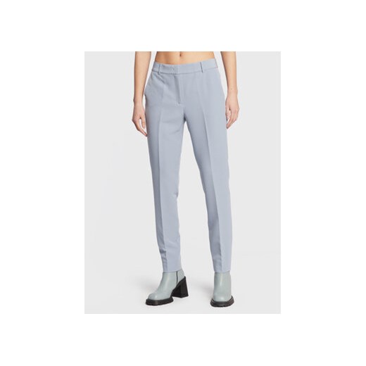 Bruuns Bazaar Spodnie materiałowe Rubysus BBW3165 Niebieski Slim Fit ze sklepu MODIVO w kategorii Spodnie damskie - zdjęcie 168526294