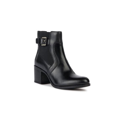Geox Botki D New Asheel D36FSB 043NH C9999 Czarny Geox 35 promocja MODIVO