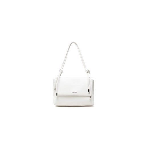 Calvin Klein Torebka Roped Shoulder Bag K60K609004 Biały Calvin Klein uniwersalny MODIVO