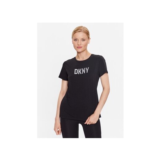 DKNY T-Shirt P03ZBDNA Czarny Regular Fit ze sklepu MODIVO w kategorii Bluzki damskie - zdjęcie 168528330