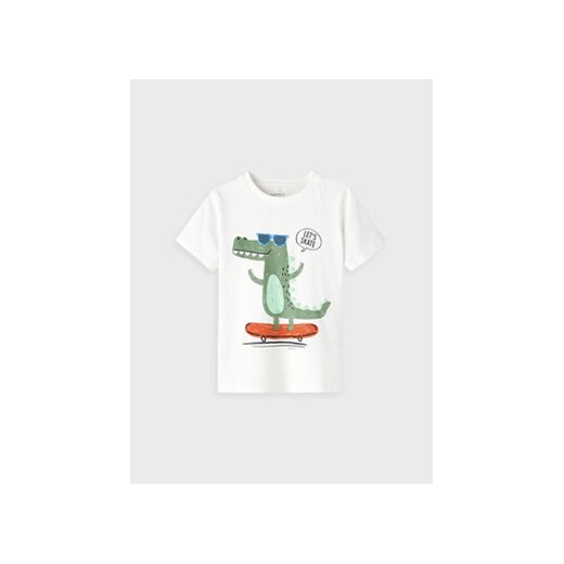 NAME IT T-Shirt 13216267 Biały Regular Fit ze sklepu MODIVO w kategorii Koszulki niemowlęce - zdjęcie 168528402