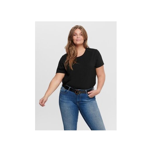 ONLY Carmakoma T-Shirt Carmakoma 15198210 Czarny Regular Fit ze sklepu MODIVO w kategorii Bluzki damskie - zdjęcie 168528691