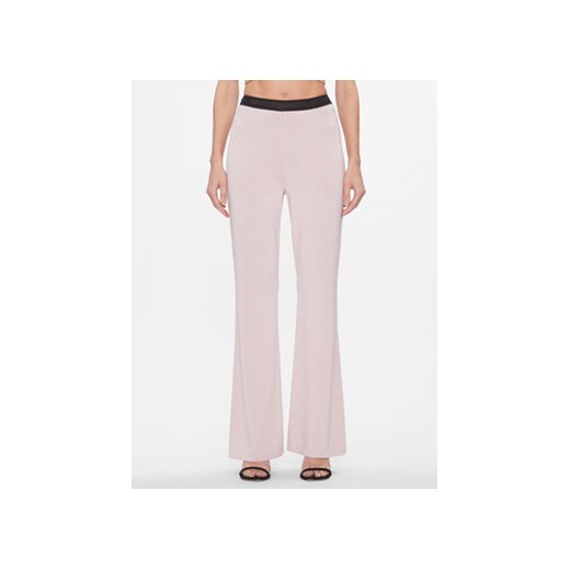 Liu Jo Sport Spodnie materiałowe TA4011 MS014 Różowy Bootcut Fit ze sklepu MODIVO w kategorii Spodnie damskie - zdjęcie 168528892