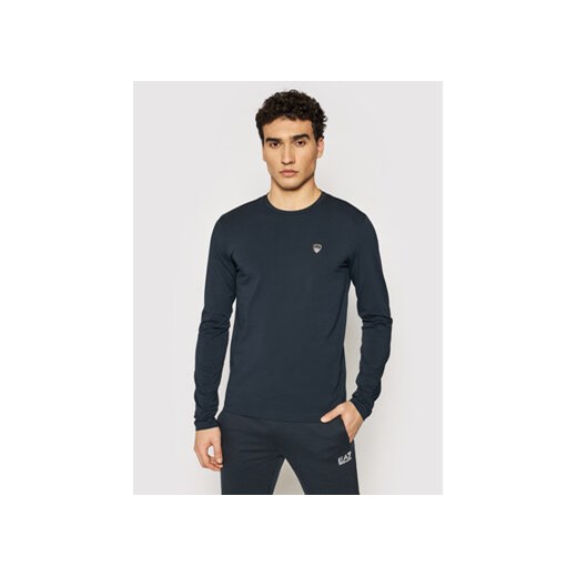 EA7 Emporio Armani Longsleeve 8NPTL9 PJ03Z 1578 Granatowy Slim Fit ze sklepu MODIVO w kategorii T-shirty męskie - zdjęcie 168529600