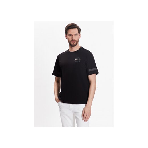 La Martina T-Shirt VMR008 JS324 Czarny Regular Fit ze sklepu MODIVO w kategorii T-shirty męskie - zdjęcie 168529781