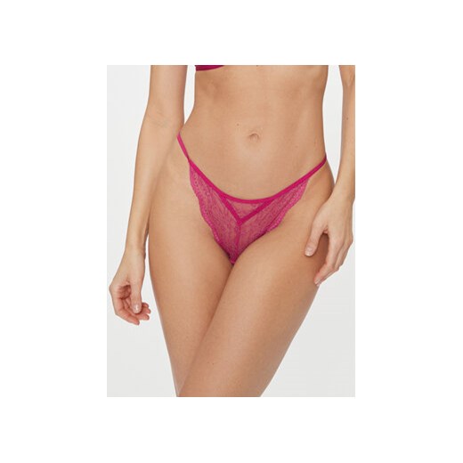 Hunkemöller Stringi Isabelle Hl Sparkle String Tr 203591 Różowy ze sklepu MODIVO w kategorii Majtki damskie - zdjęcie 168529800