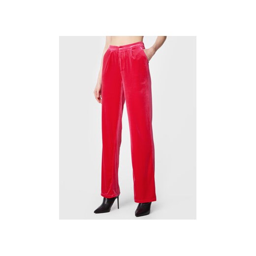Gina Tricot Spodnie materiałowe Maddy 18572 Różowy Relaxed Fit ze sklepu MODIVO w kategorii Spodnie damskie - zdjęcie 168530031
