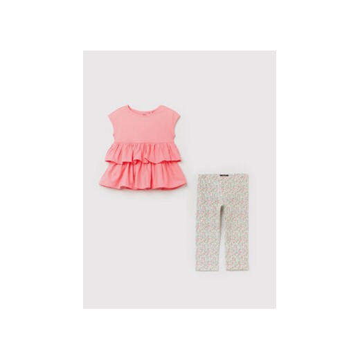OVS Komplet bluzka i legginsy 1489180 Różowy Regular Fit ze sklepu MODIVO w kategorii Komplety dziewczęce - zdjęcie 168530561