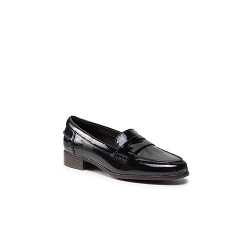 Clarks Półbuty Hamble Loafer 261475364 Czarny Clarks 41 wyprzedaż MODIVO