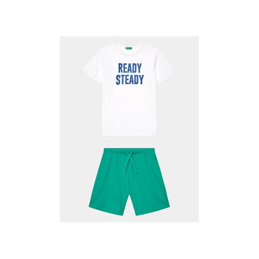 United Colors Of Benetton Komplet t-shirt i spodenki 3096CK006 Kolorowy Regular Fit ze sklepu MODIVO w kategorii Komplety chłopięce - zdjęcie 168531252