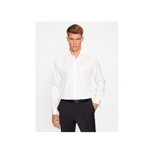 Eterna Koszula 8217/F659 Biały Slim Fit ze sklepu MODIVO w kategorii Koszule męskie - zdjęcie 168531371