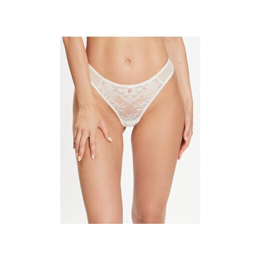 Emporio Armani Underwear Figi brazylijskie 162948 3R215 92810 Écru ze sklepu MODIVO w kategorii Majtki damskie - zdjęcie 168532090