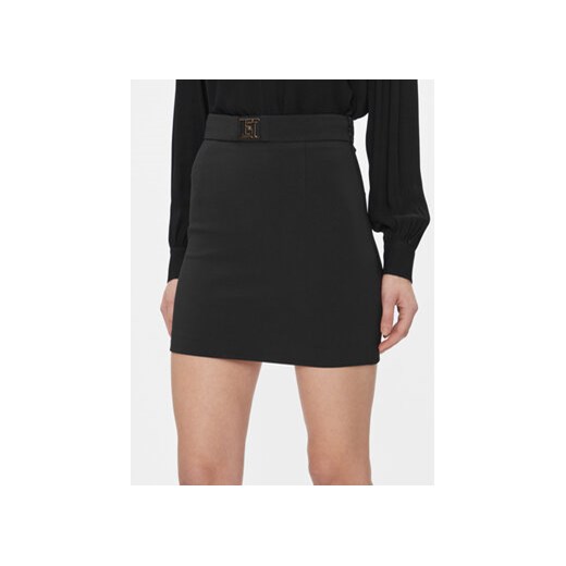 Elisabetta Franchi Spódnica mini G0-T03-41E2-V2000 Czarny Slim Fit ze sklepu MODIVO w kategorii Spódnice - zdjęcie 168532743