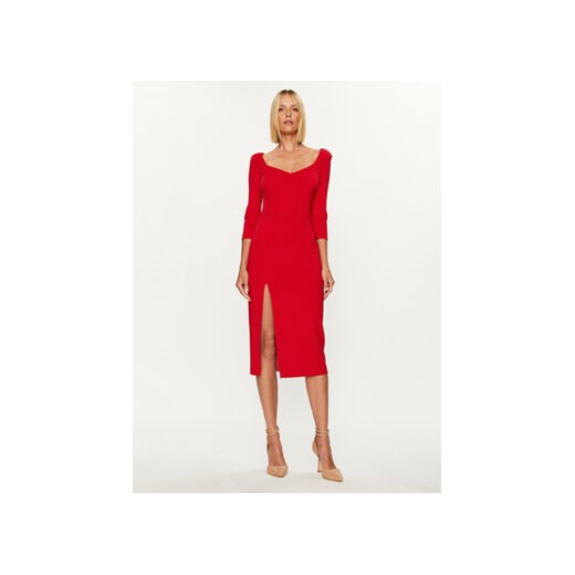 Rinascimento Sukienka koktajlowa CFC0114860003 Czerwony Slim Fit Rinascimento XL MODIVO